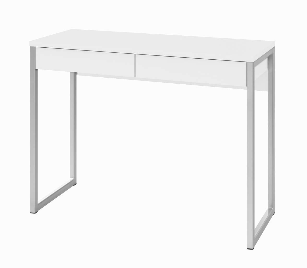 Tvilum walker 2 drawer desk white discount