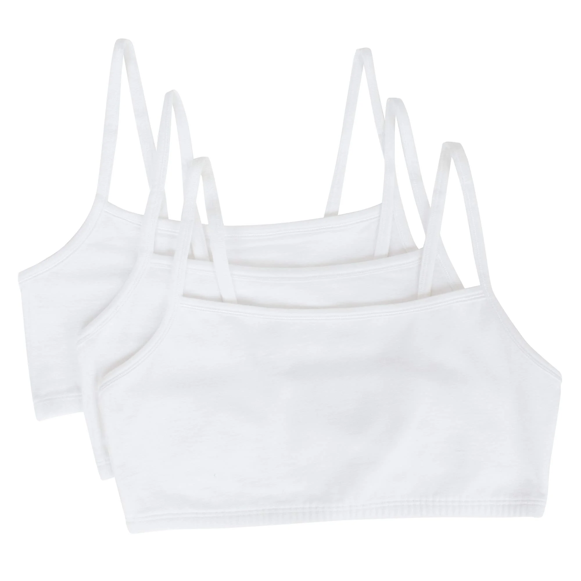 Fruit Of The Loom + Cotton Pullover Sport Bra (Pack of 3)
