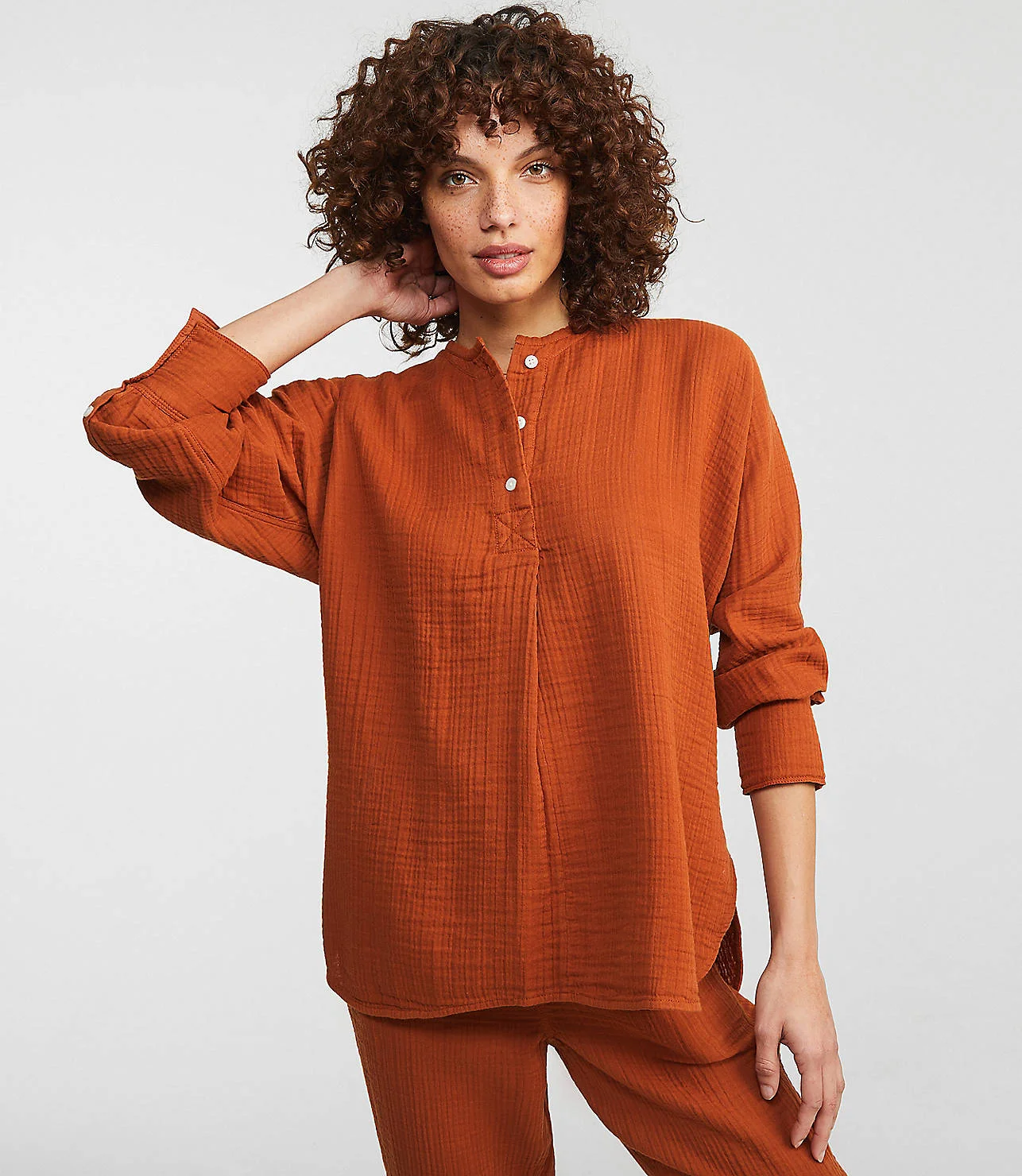 Lou and grey cuffed tunic sweater clearance