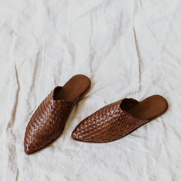 St. Agni + Caio Woven Flat