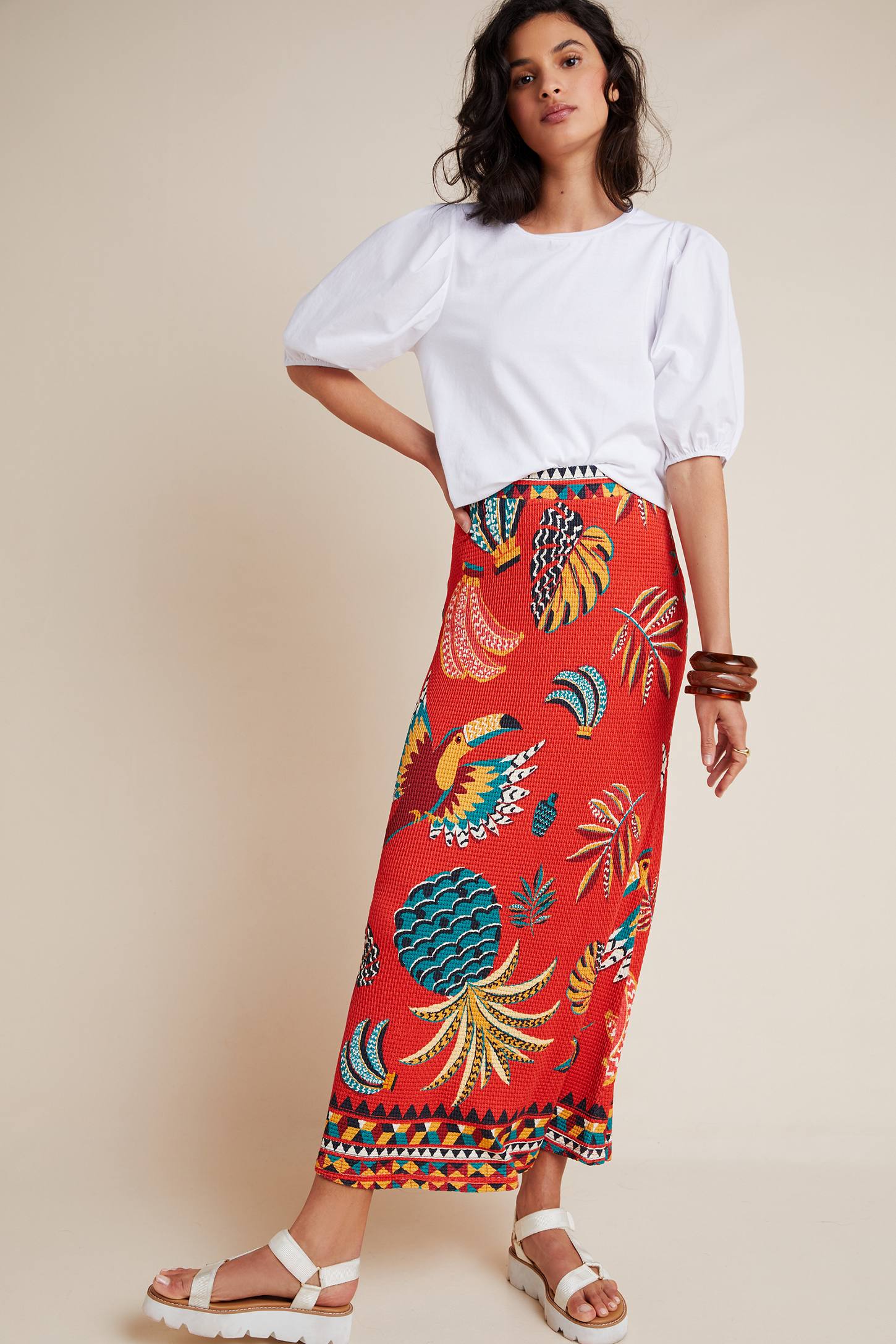 Farm Rio + Gabriela Knit Maxi Skirt