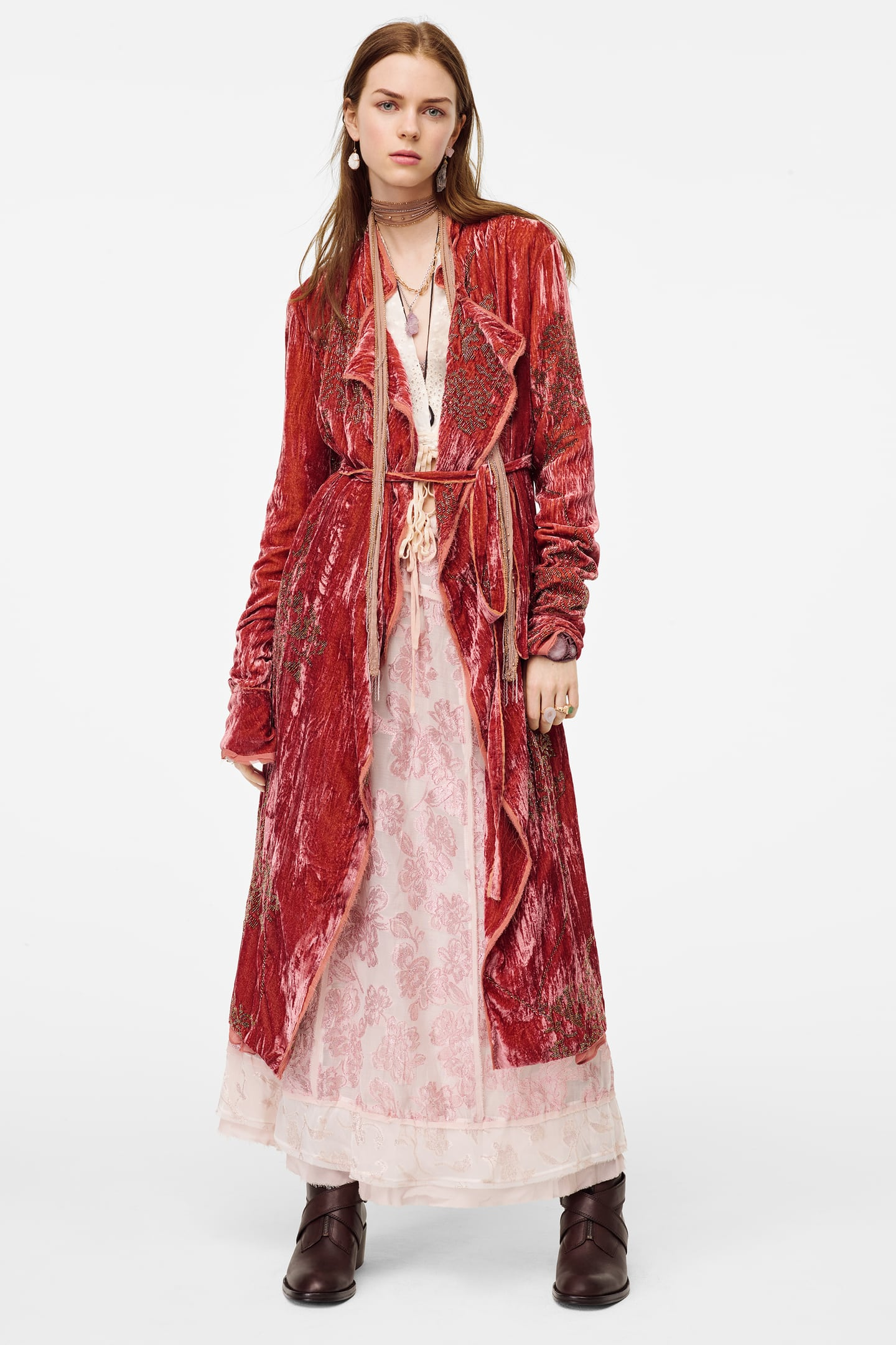 Zara Velvet Kimono