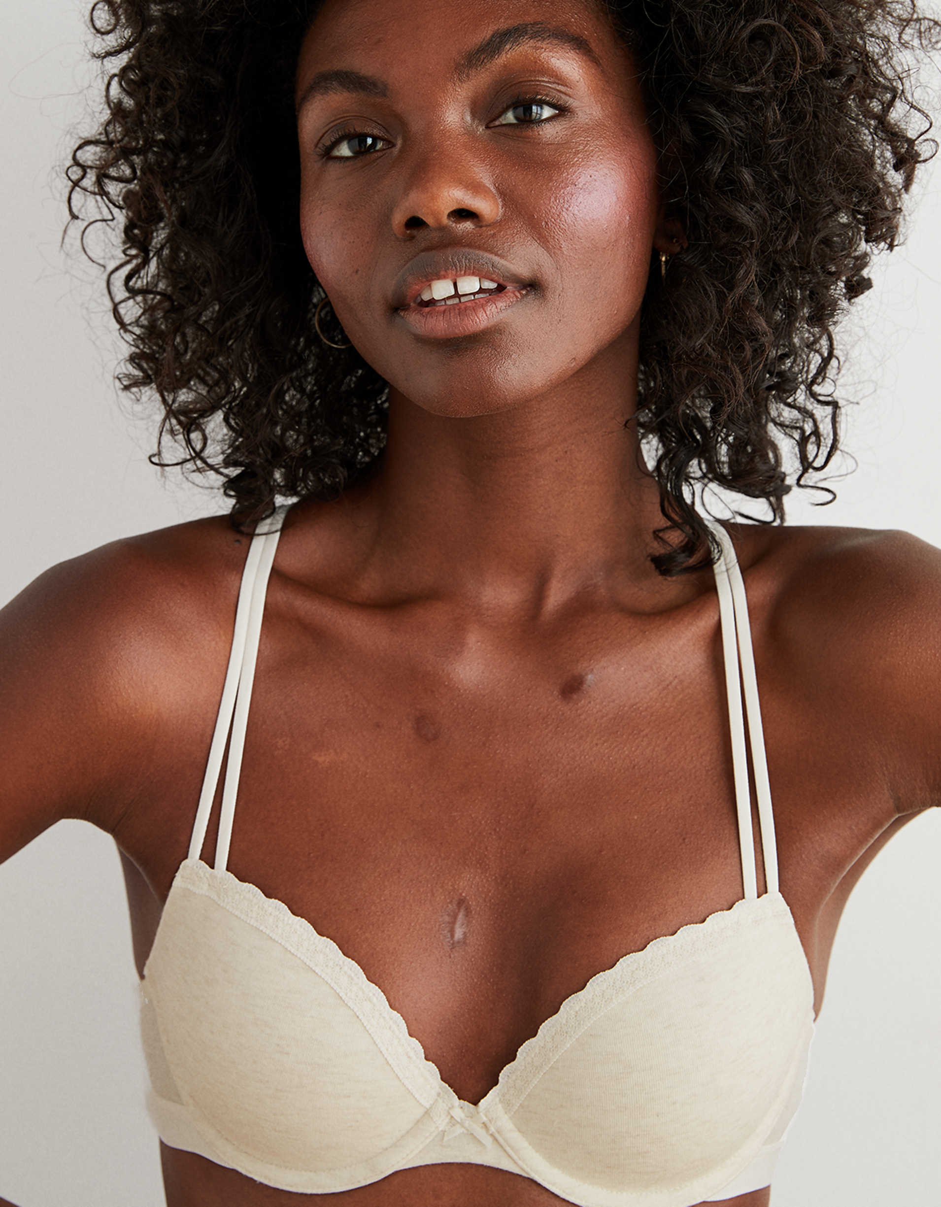 Aerie + Real Happy Demi Lightly Lined Bra