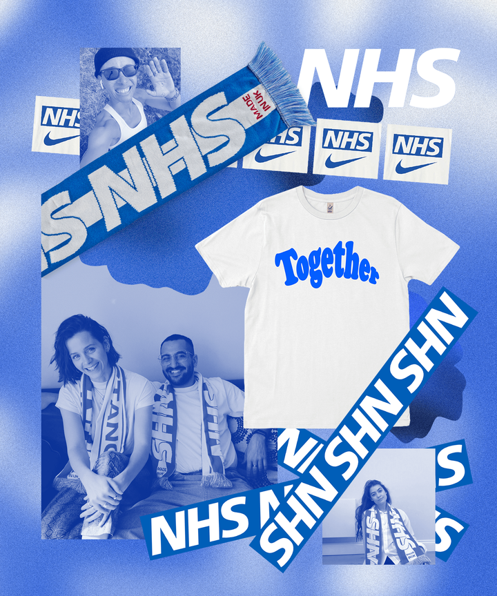 NHS Fashion For Charity NHS Branded T Shirts Scarves