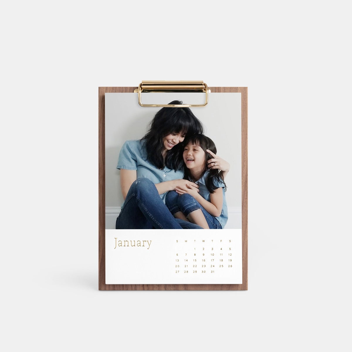 Artifact Uprising + Walnut Desktop Photo Calendar
