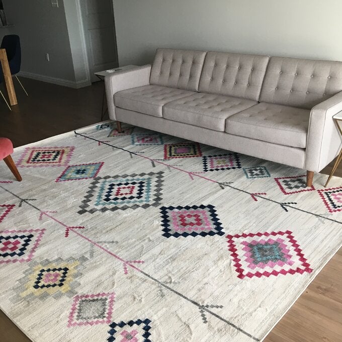 CosmoLiving by Cosmopolitan + Southwestern Ivory Area Rug