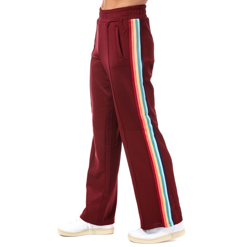 rainbow stripe track pants
