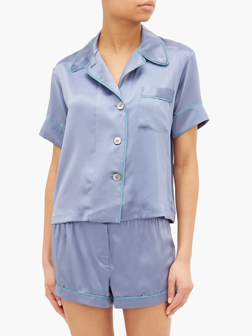 silk pajama shirt mens