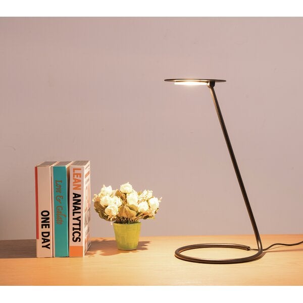 Lamps Brighten New Home Office,