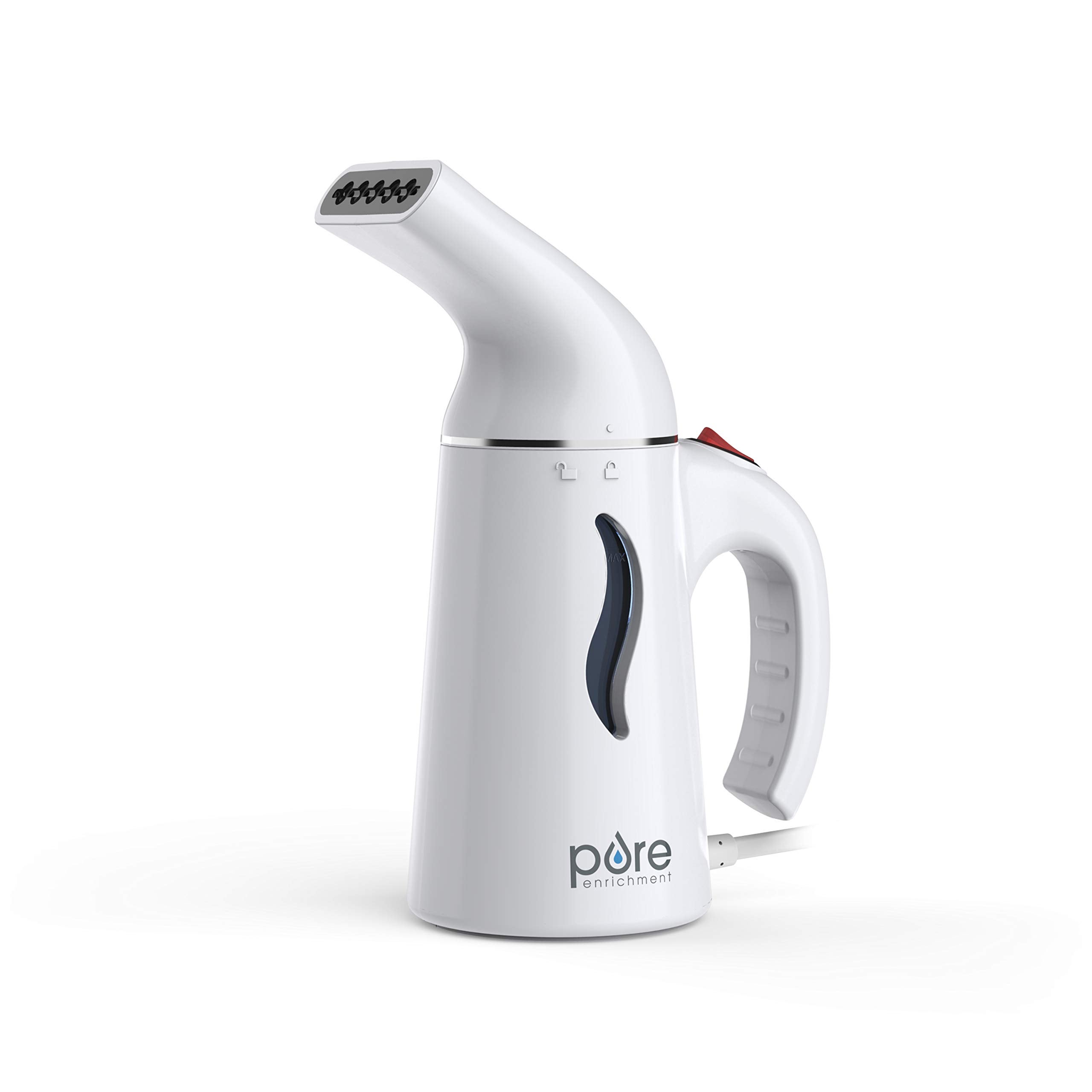 Pure Enrichment + PureSteam Portable Fabric Steamer (White)