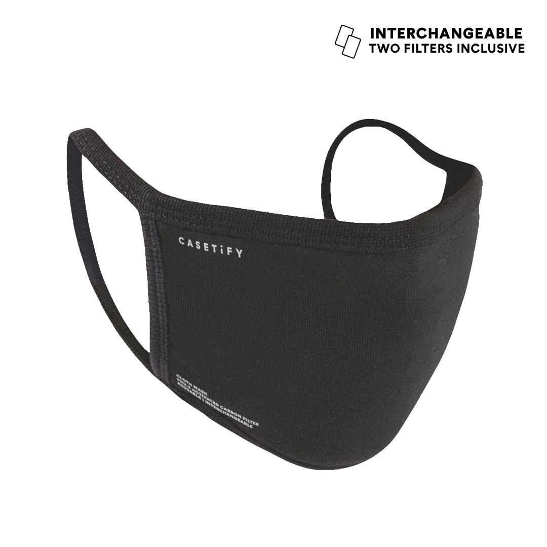 Casetify + Reusable Cloth Mask – Black