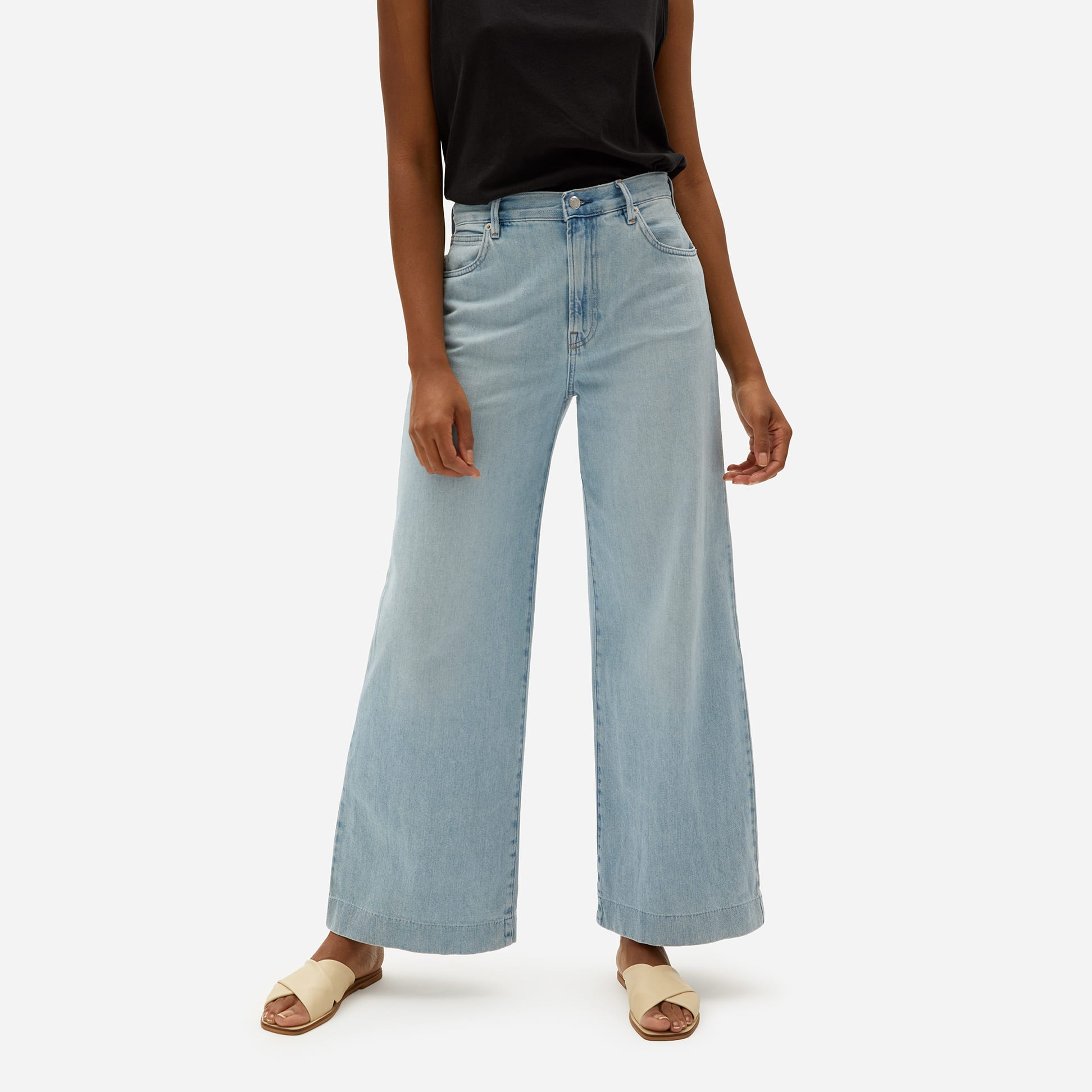 soft wide leg jeans