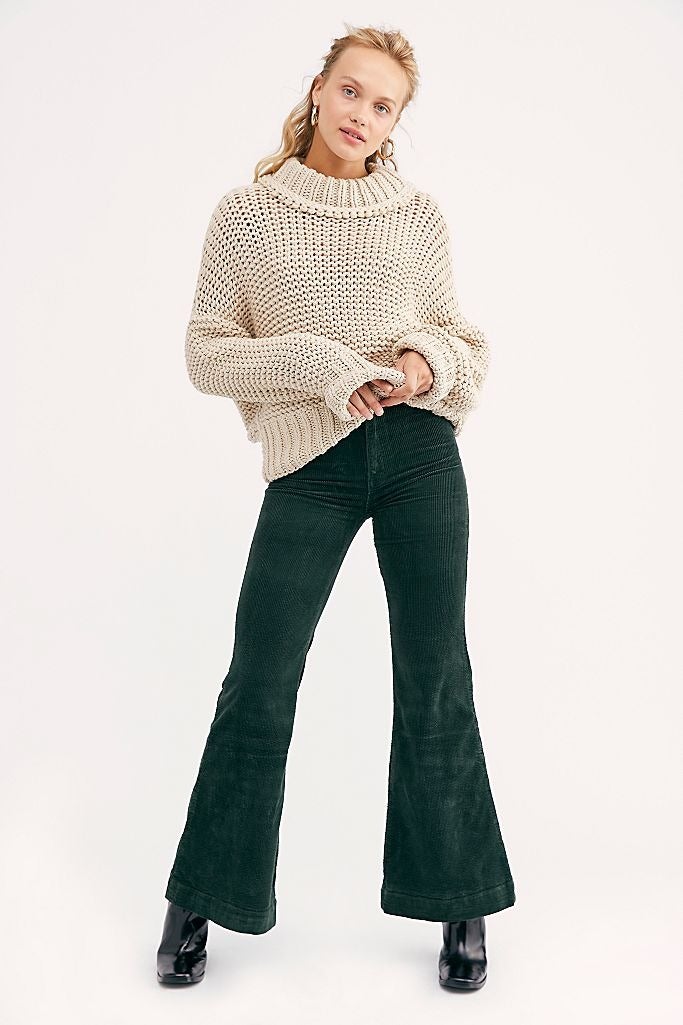long jacket wale jeans top