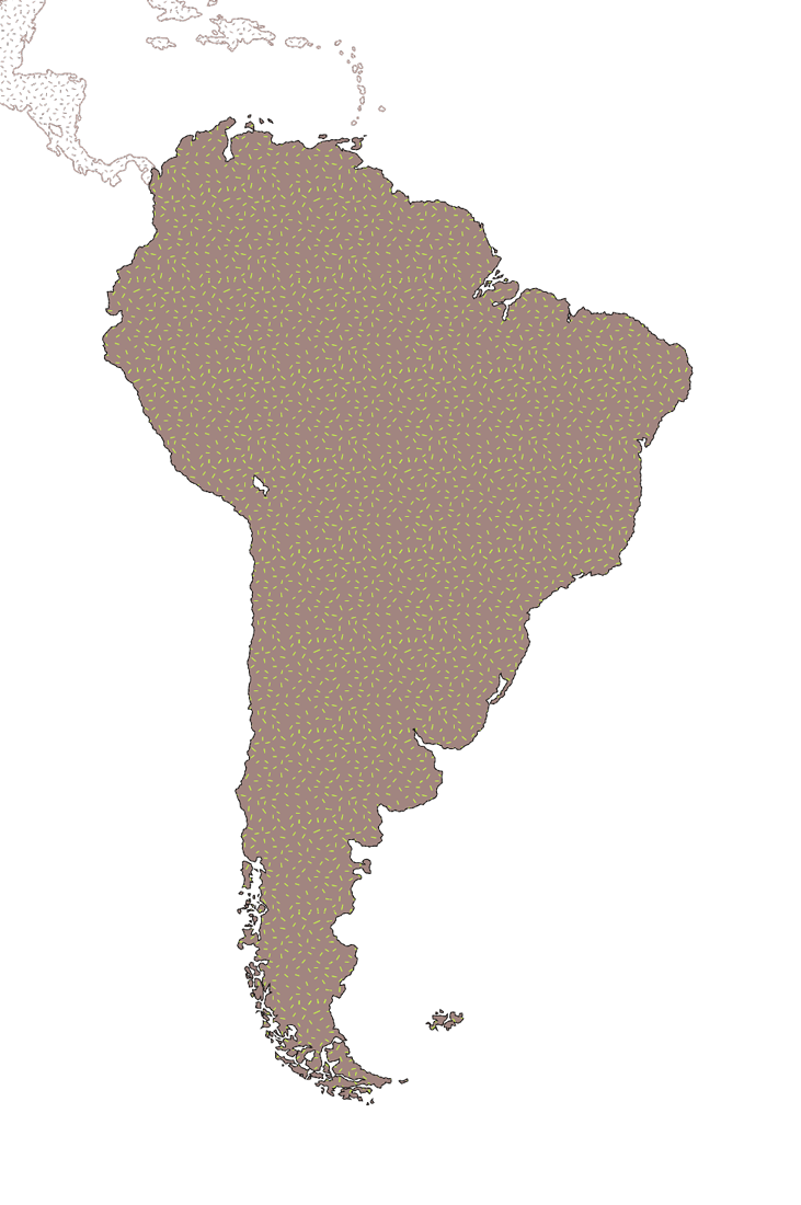 Map of South America