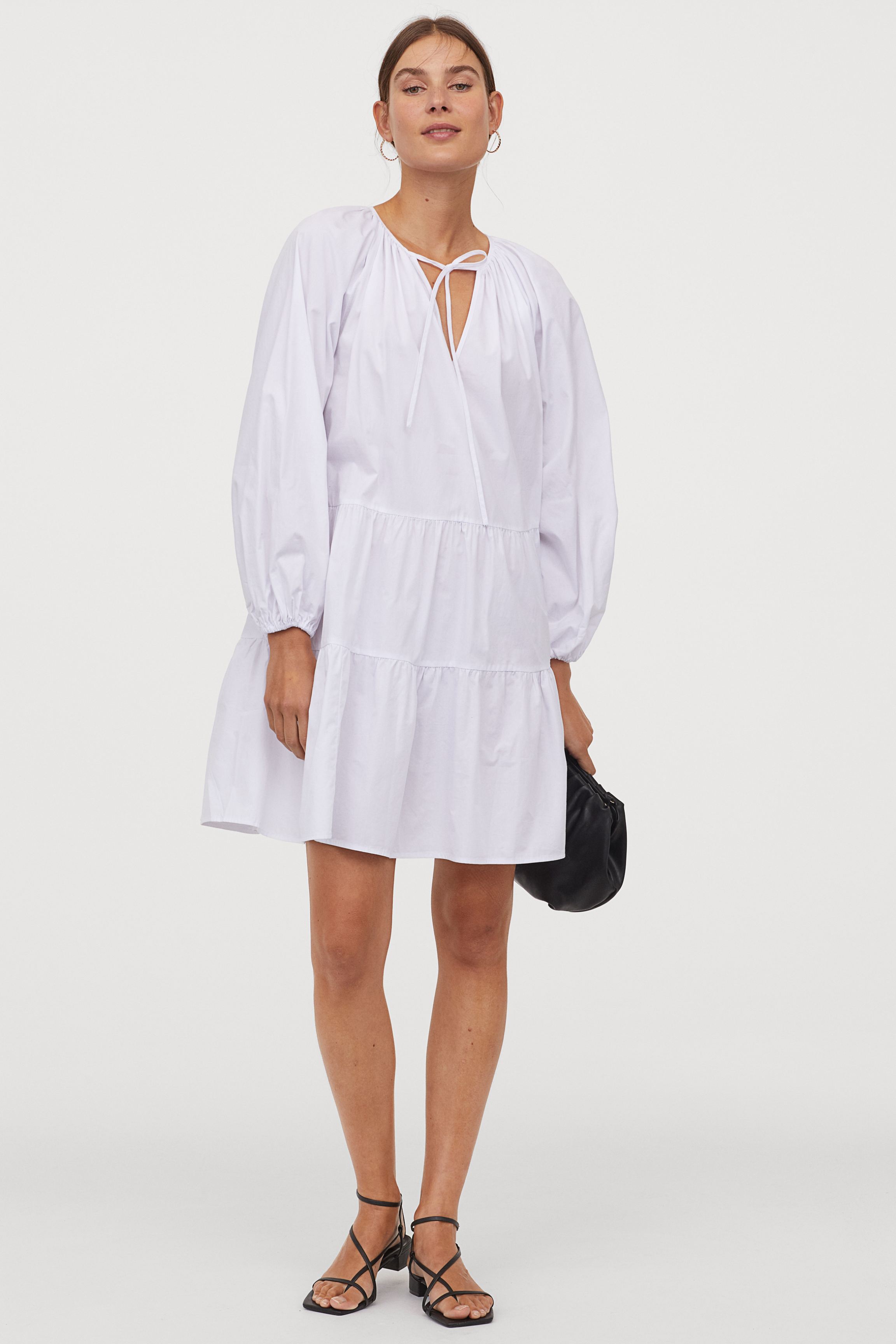 H&m puff sleeved dress on sale