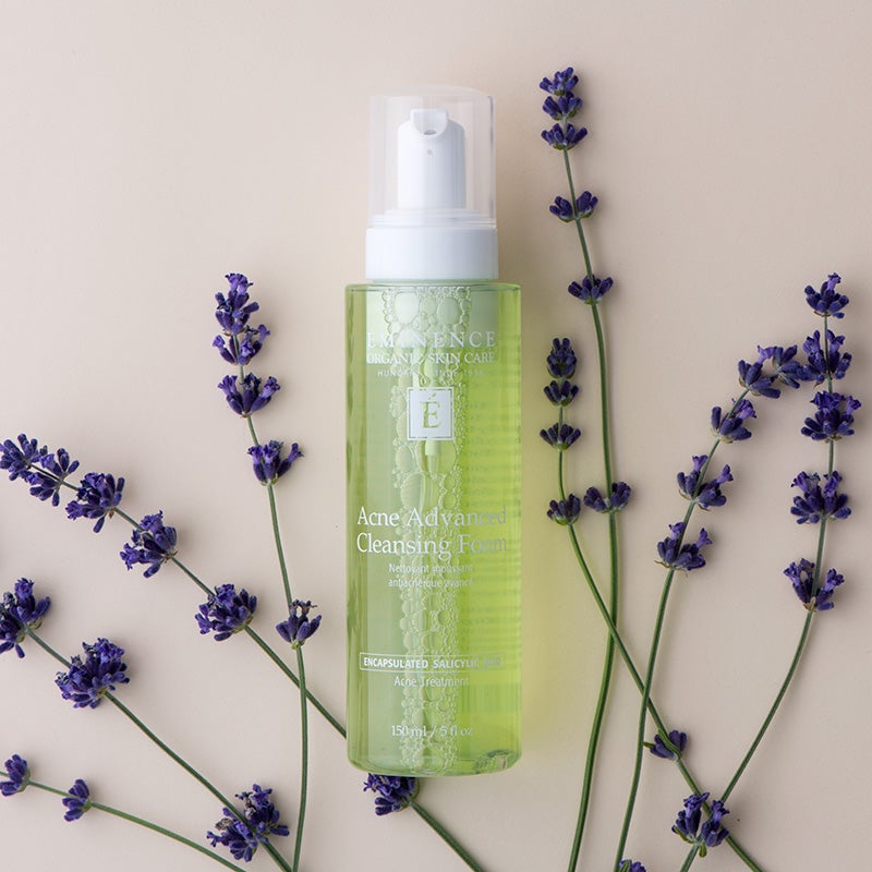 acne advanced cleansing foam