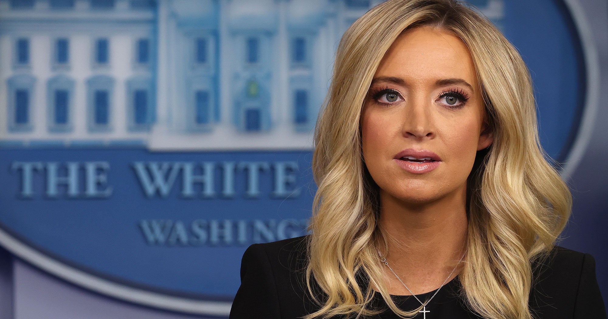 Kayleigh McEnany Holds Her First Press Briefing