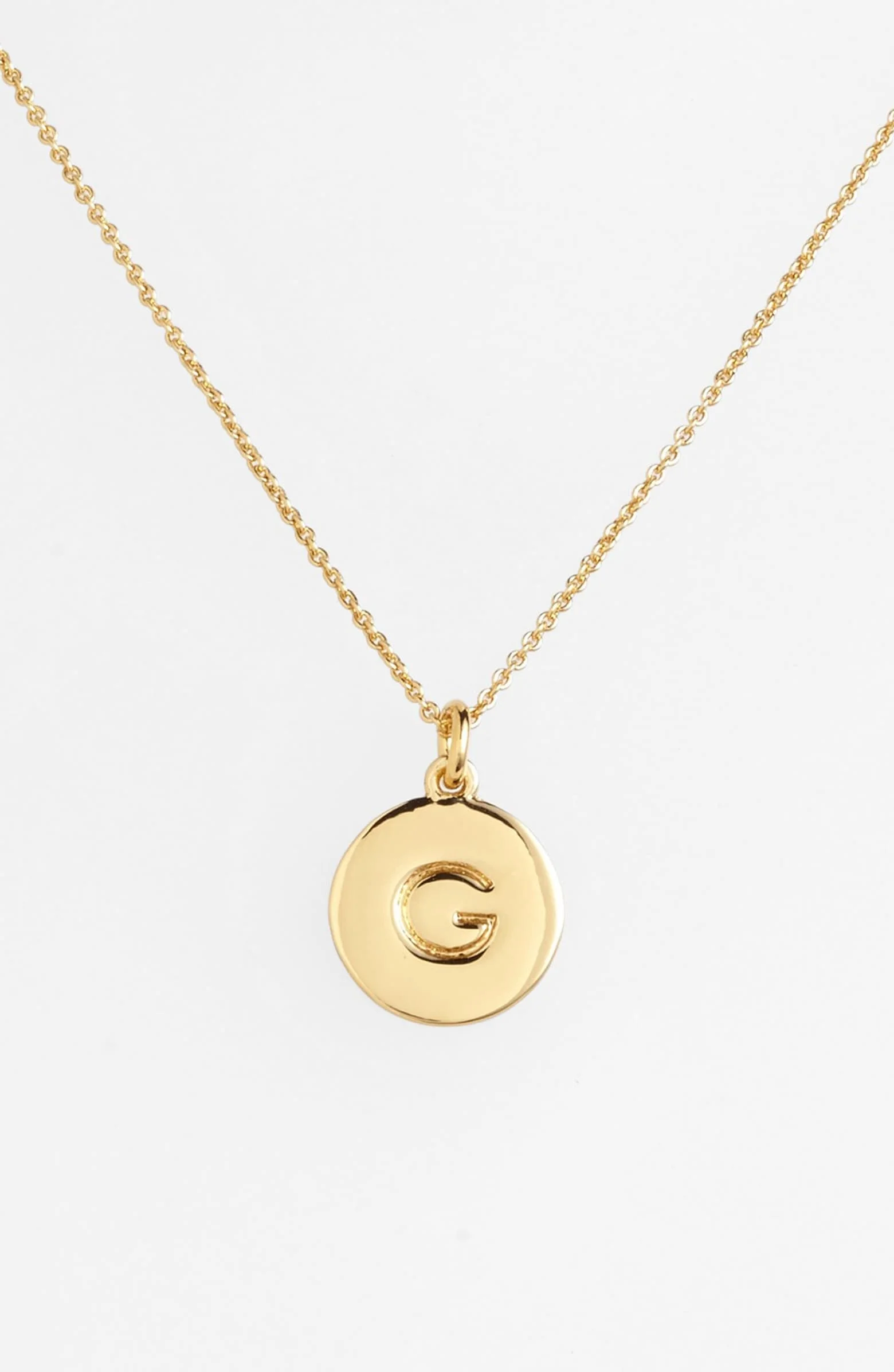 Kate Spade + One In A Million Initial Pendant Necklace