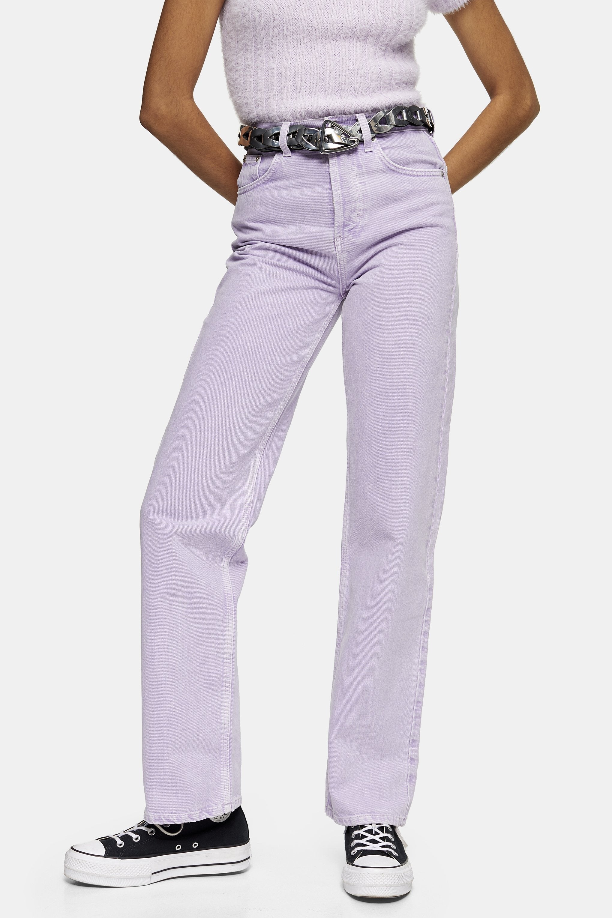Observatie herten Slaapzaal Topshop + Lilac 90s Straight Jeans