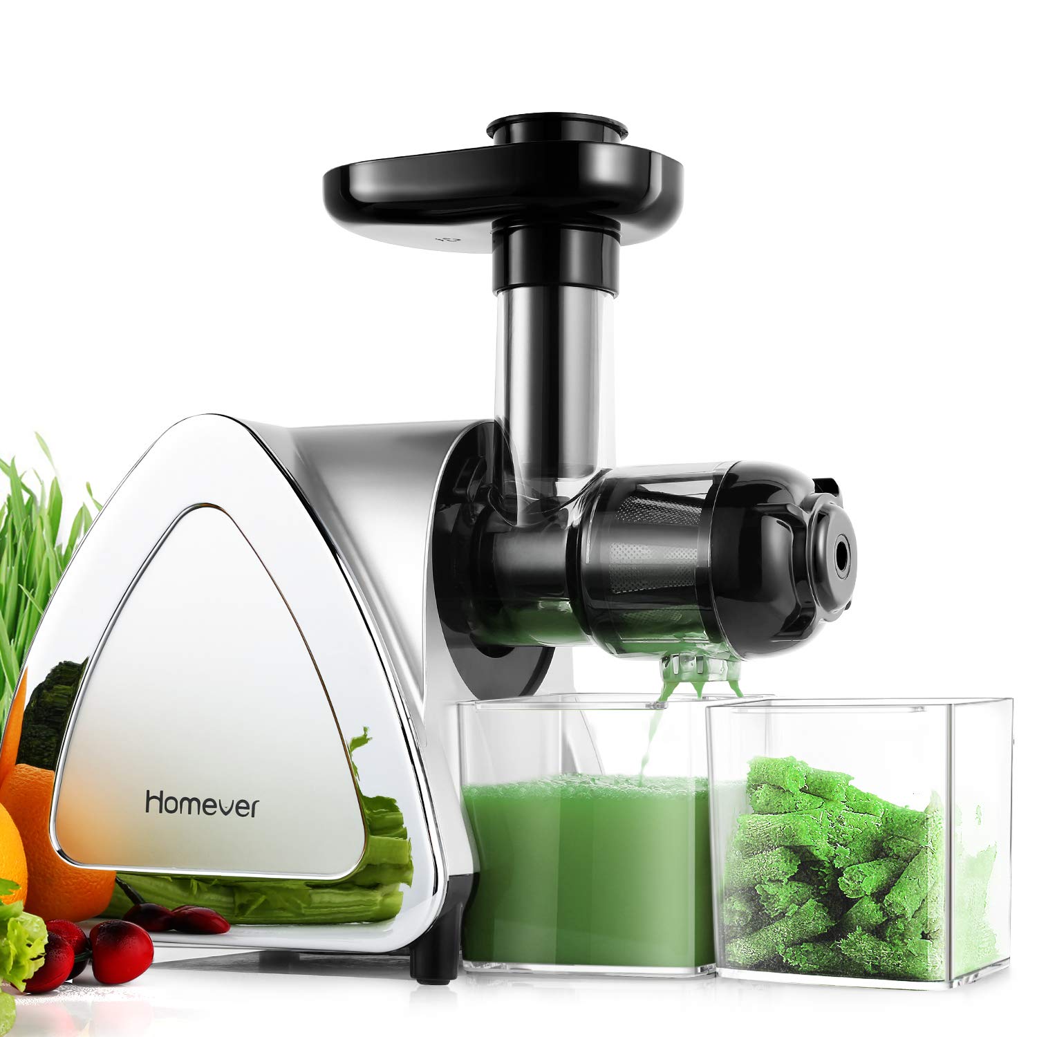 Homever + Slow Masticating ColdPressed Juicer