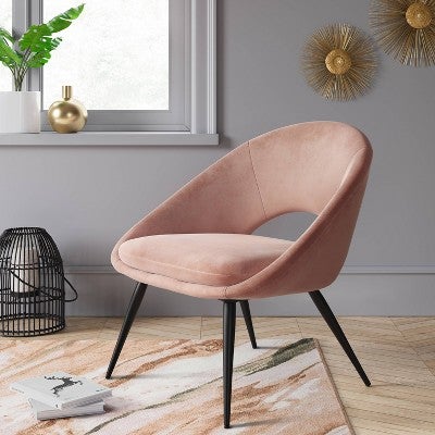 target esters wood arm chair