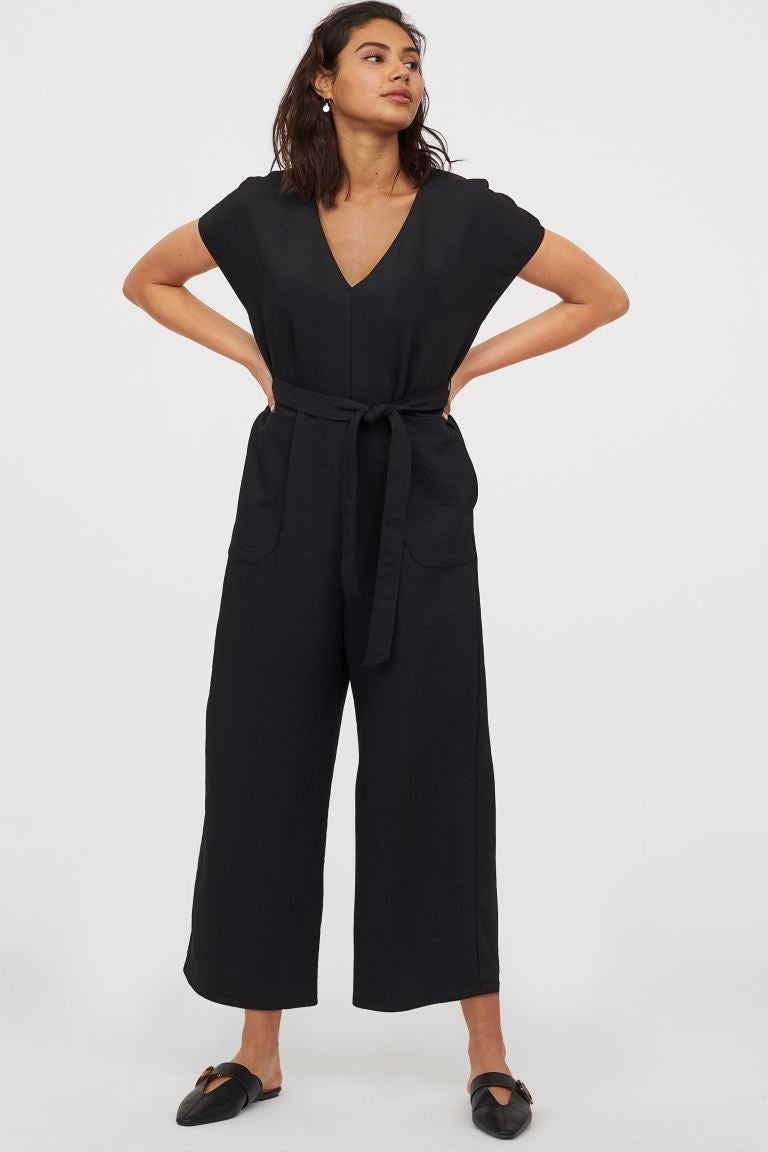 H&M + V-neck Jumpsuit