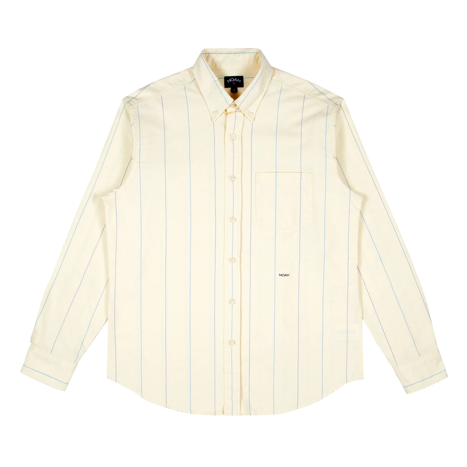 Noah + Wide Stripe Oxford Shirt