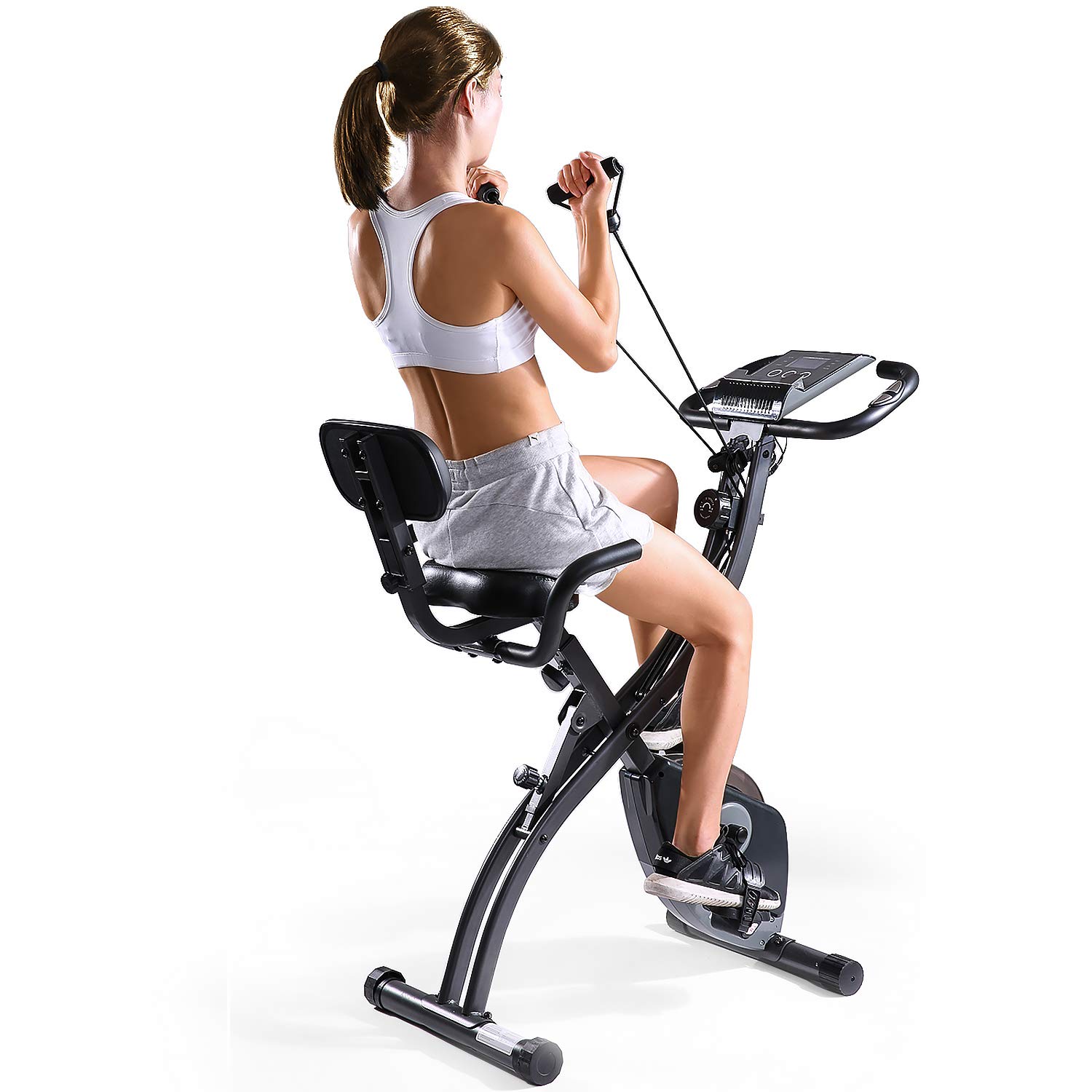 MaxKare Power Tower Workout Dip Stand Pull Up Bar Station
