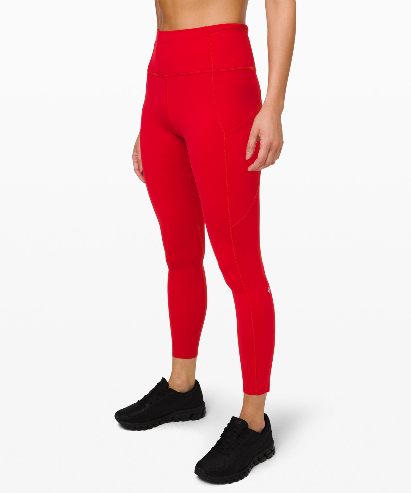 red lulu leggings