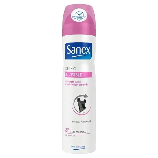 woede wildernis abces Sanex + Sanex Dermo Invisible Anti-Perspirant Deodorant