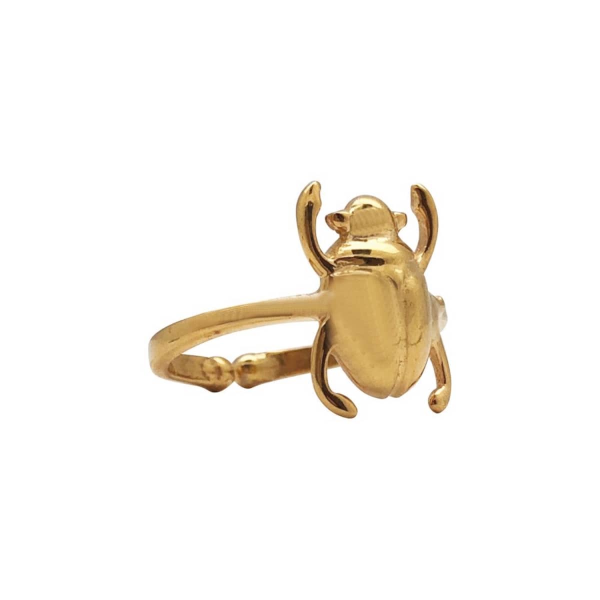 Sacred Scarab Gemstone Ring – MARIE JUNE