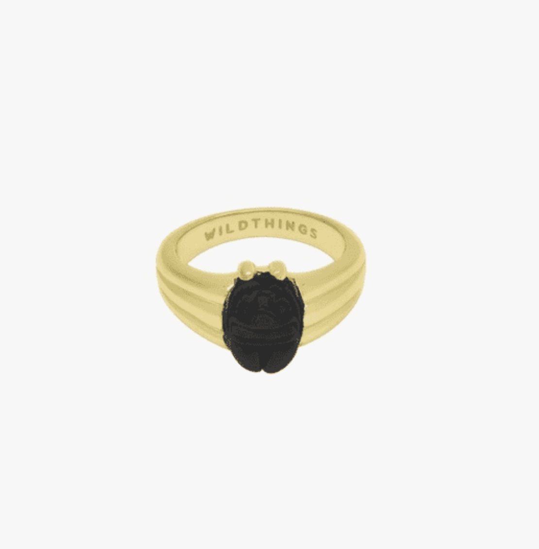 Shop 14K White Gold Pear Pinky Ring | Carbon & Hyde