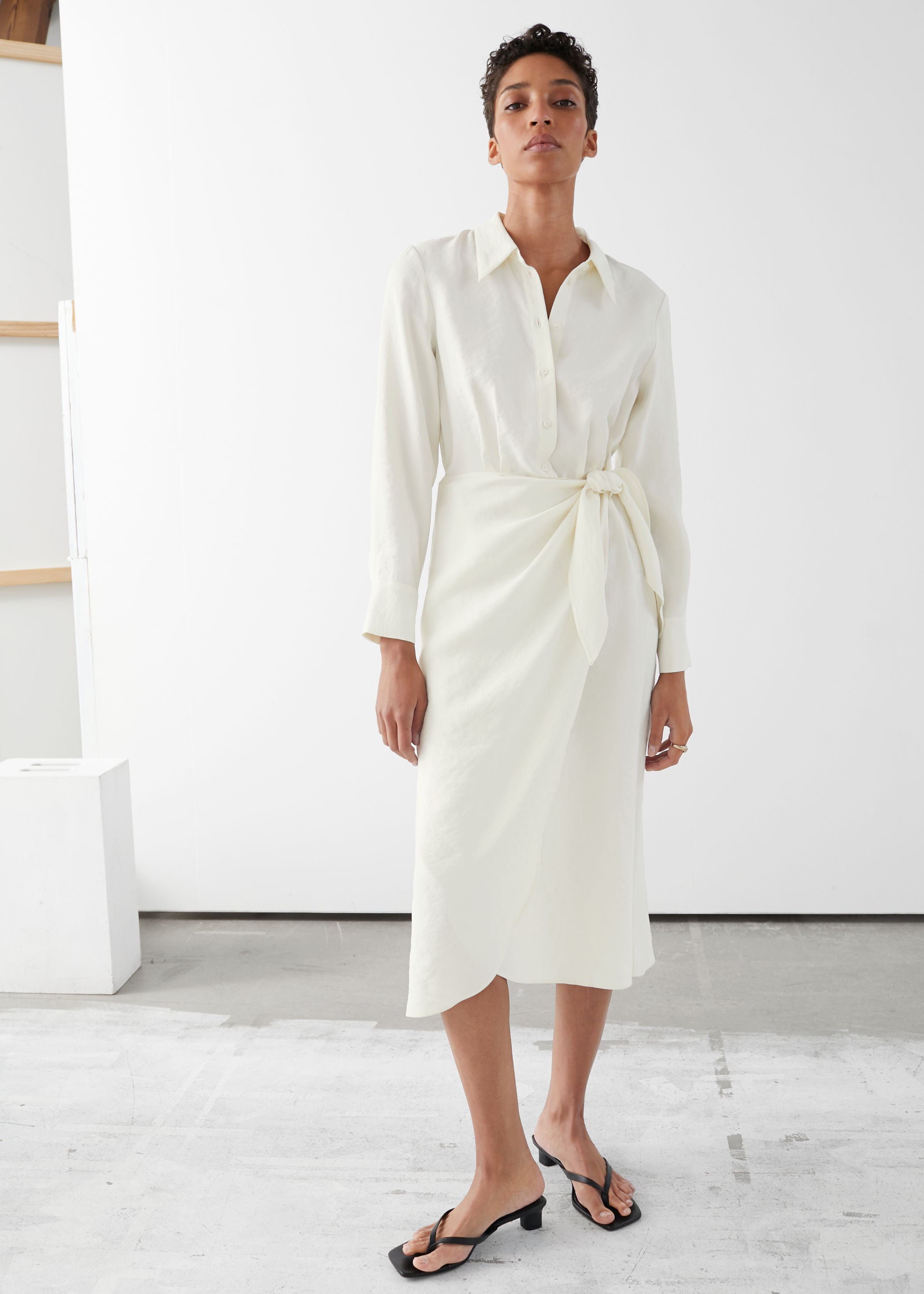 Buy > wrap shirt dress > in stock