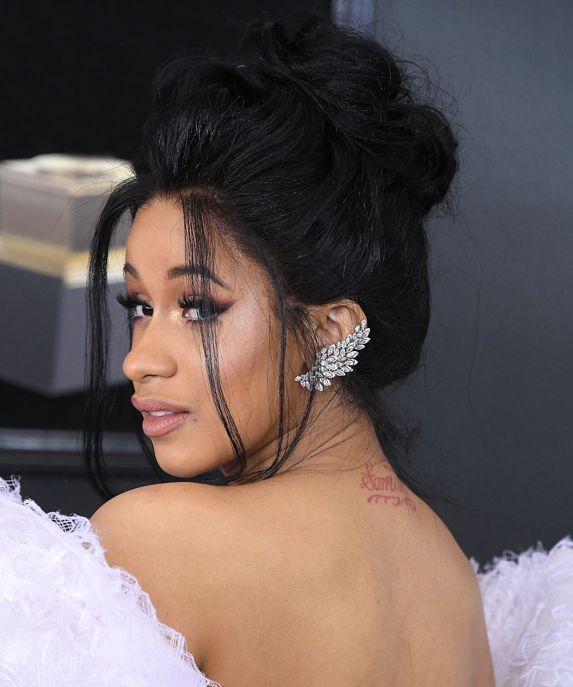 Cardi B Shows Off Butterfly Back Tattoo Instagram