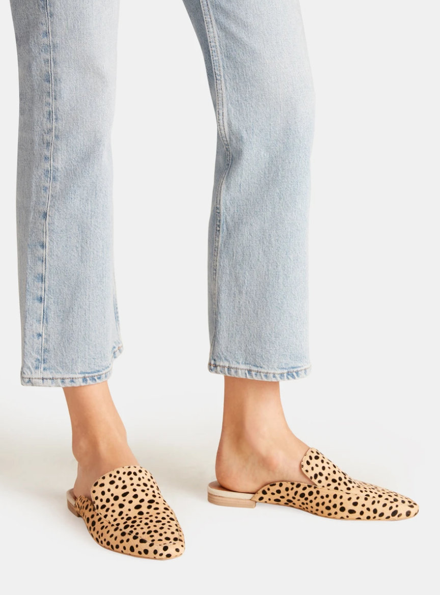 Dolce Vita + Halee Flats In Leopard Calf Hair