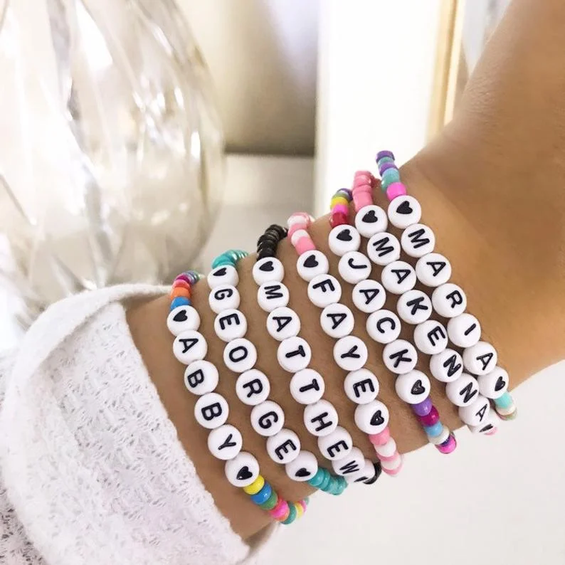 Diy Alpha Bracelet Tutorial How To Make Name Friendship Bracelets