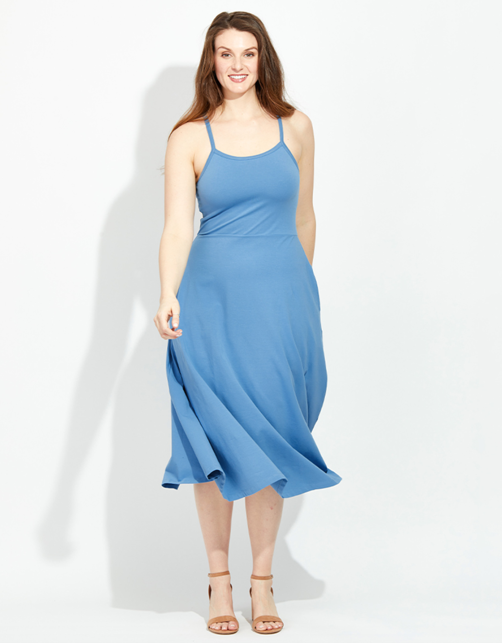 PACT + Fit And Flare Midi Dress