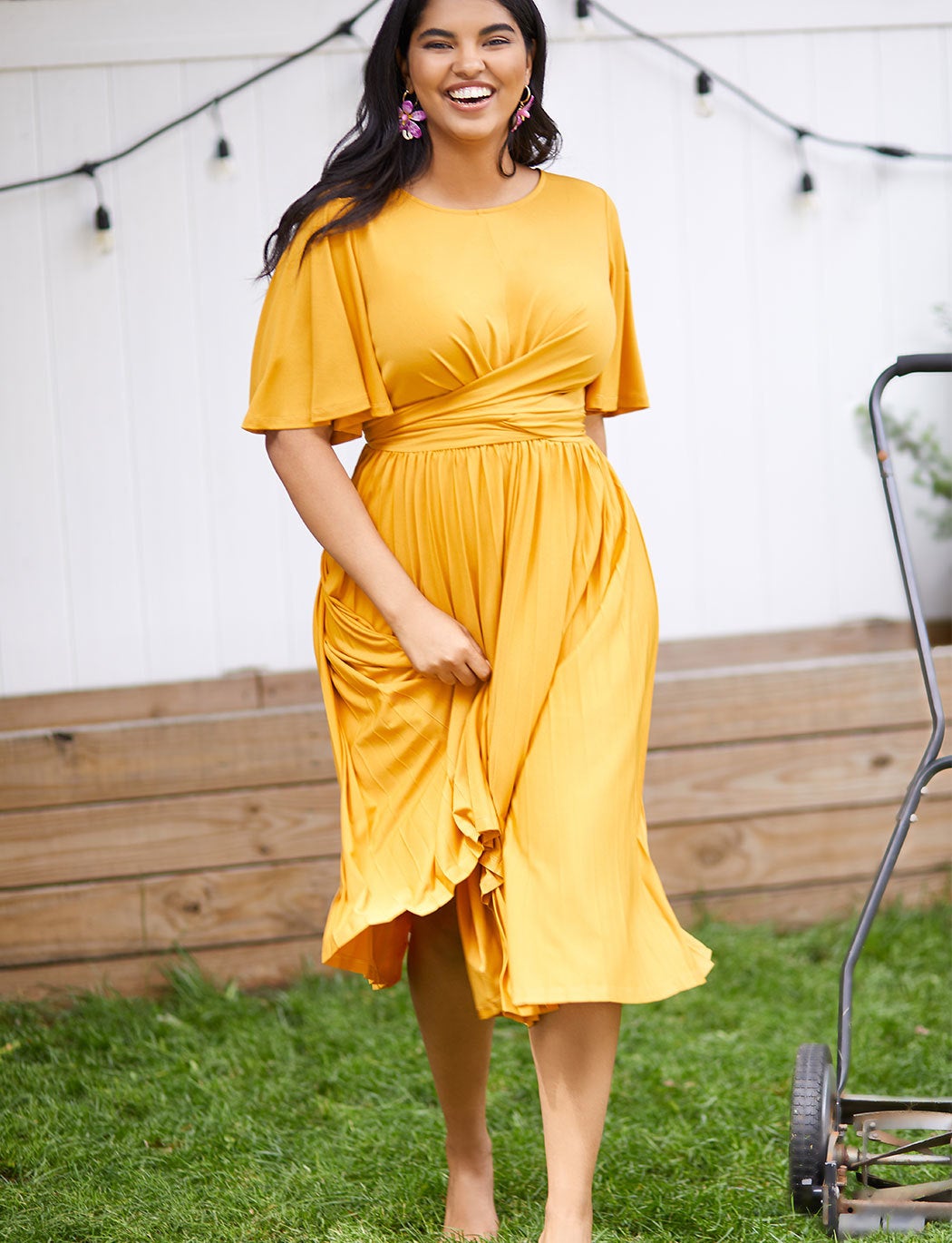 Eloquii cheap wrap dress