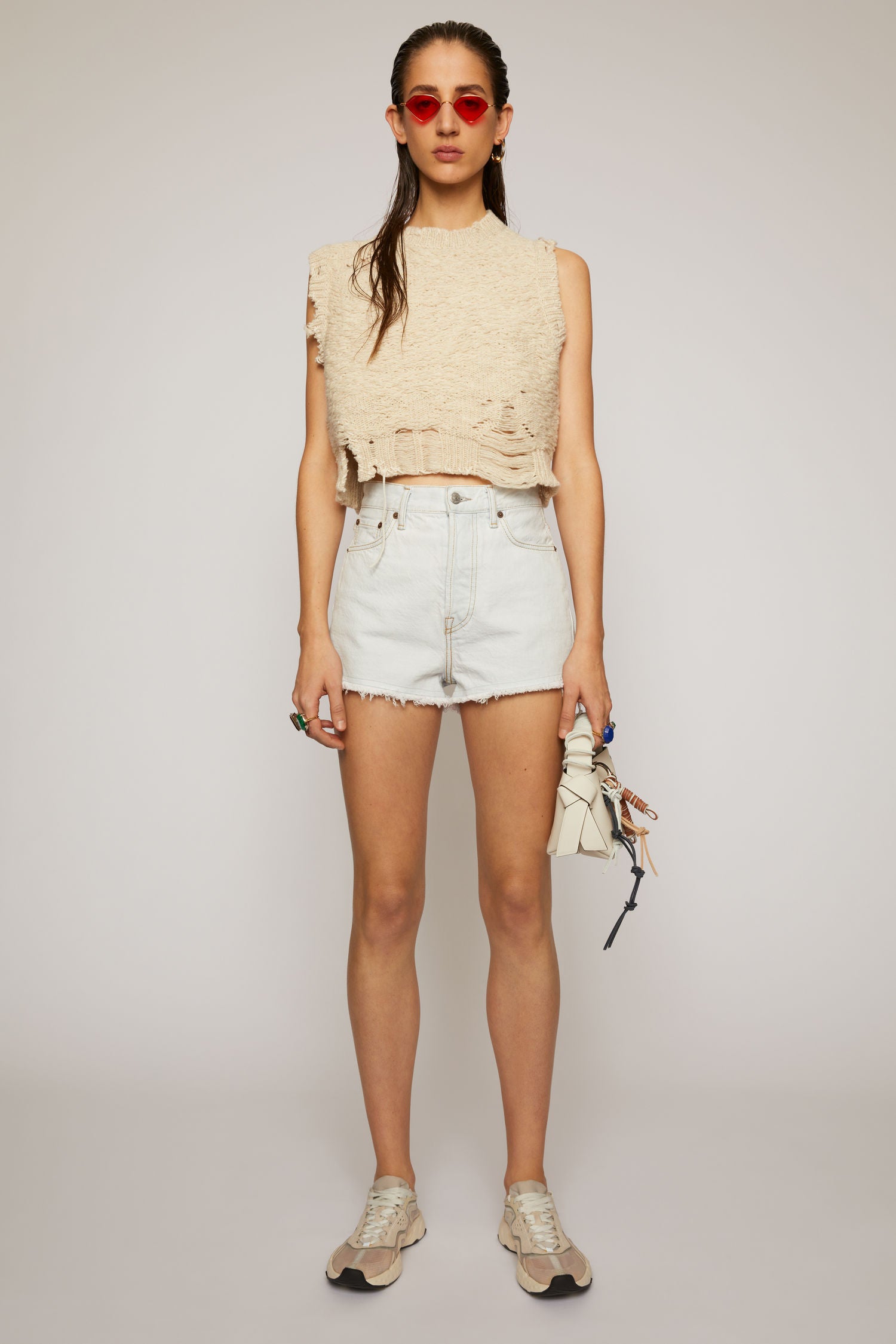 in the style denim shorts