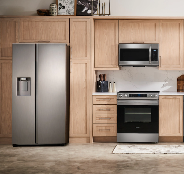 Samsung + 27.4 cu. ft. Large Capacity SidebySide Refrigerator