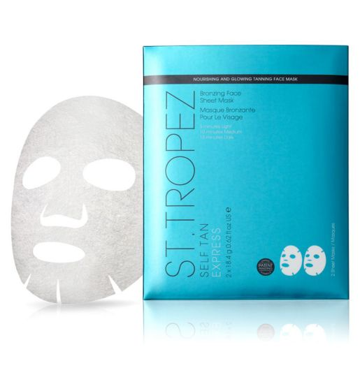 St. Tropez + St.Tropez Self Tan Express Face Sheet Masks