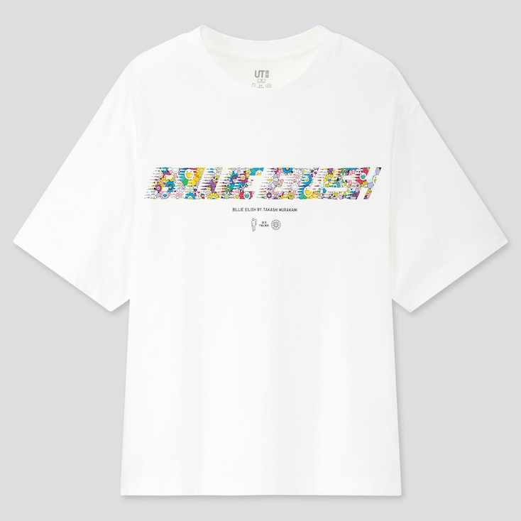 Billie Eilish by Takashi Murakami UT + Short-Sleeve Oversized Graphic  T-Shirt