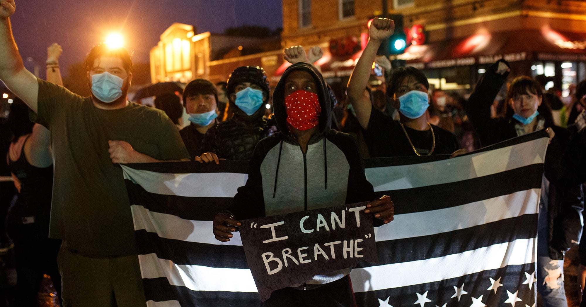 Minneapolis Protestors Mourned George Floyd's Death. Police Responded With Riot Gear & Tear Gas.