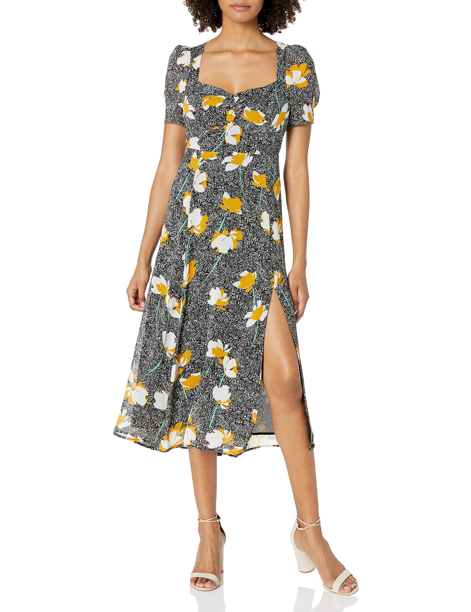astr soleil midi dress