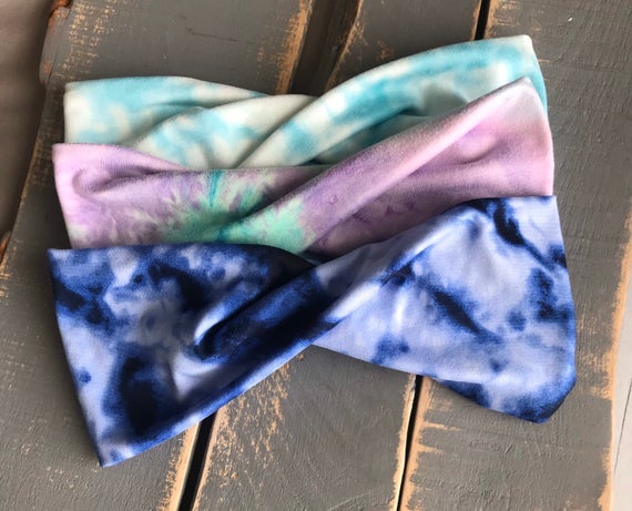 JustBeCo Tie Dye Twisted Headbands JustBeCo Tie Dye Twisted Headbands