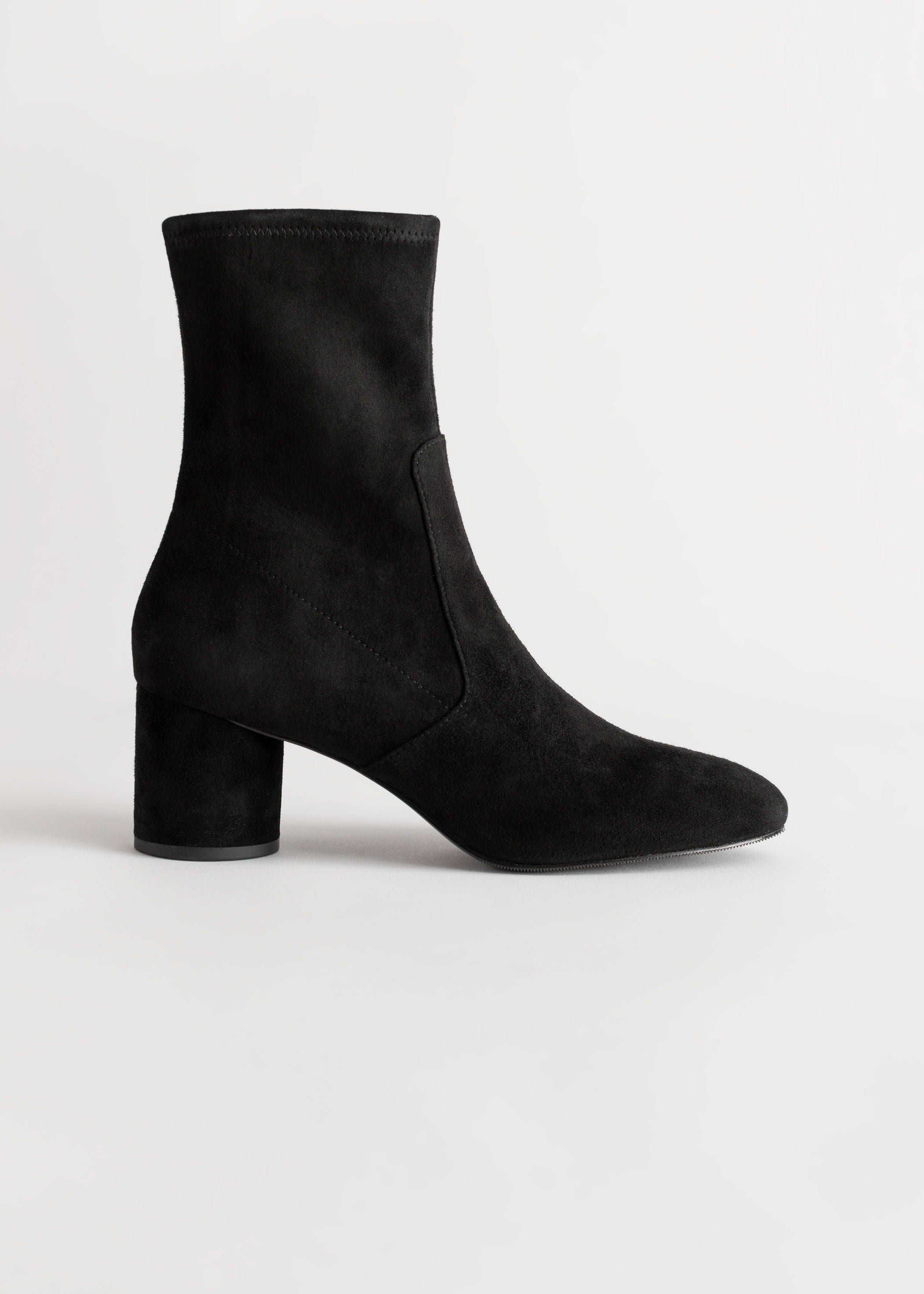& Other Stories + Suede Almond Toe Sock Boots