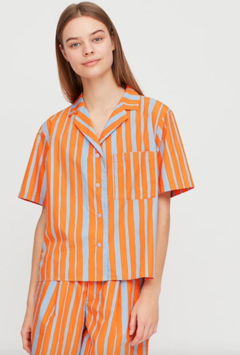 uniqlo nautical dress shirt