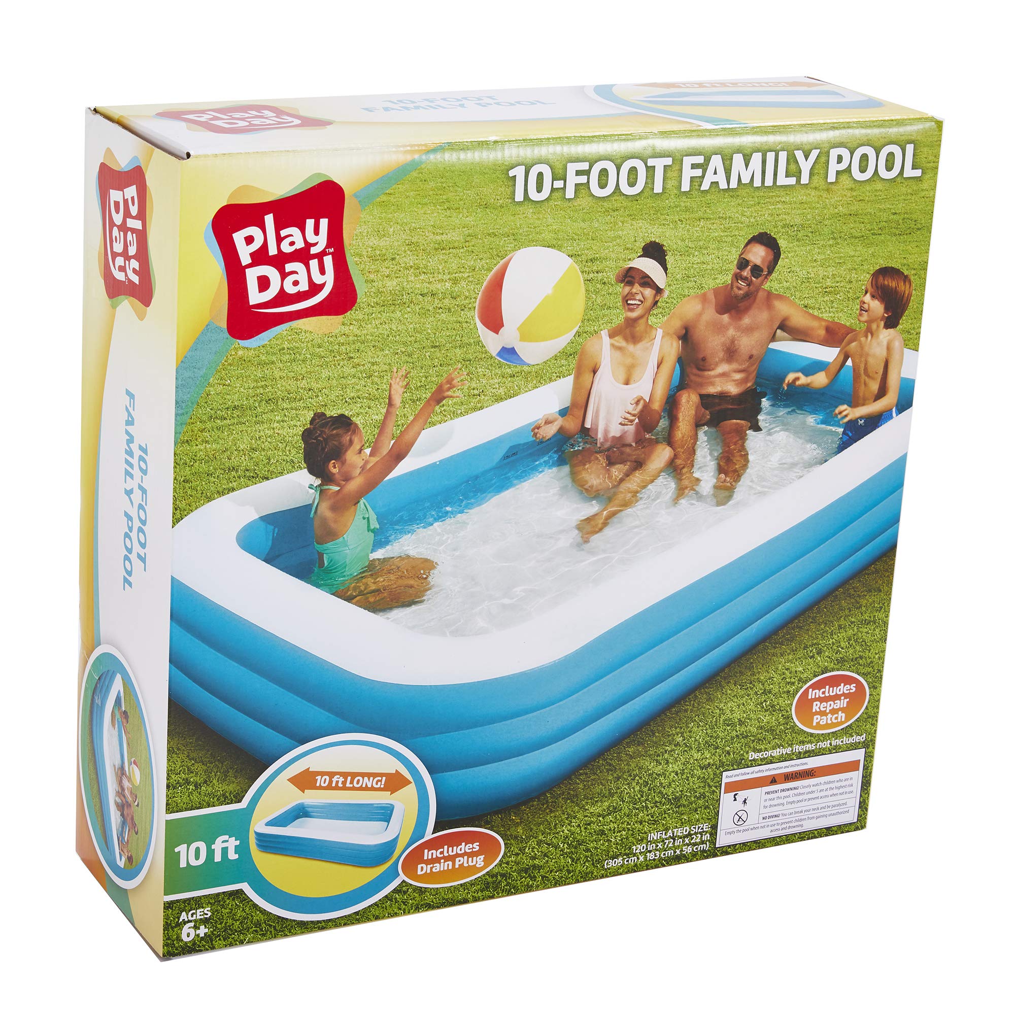 large family inflatable pool