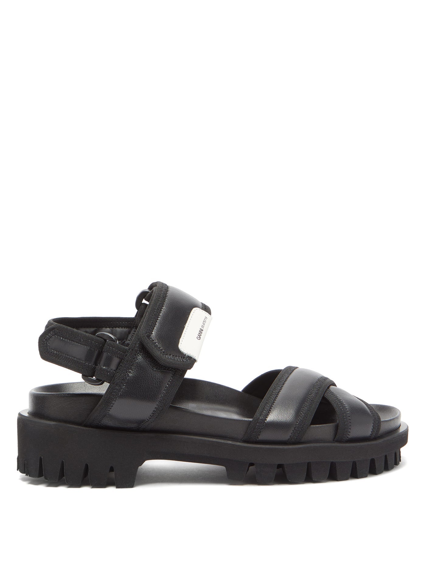 Ganni + Hiking Leather Sandals