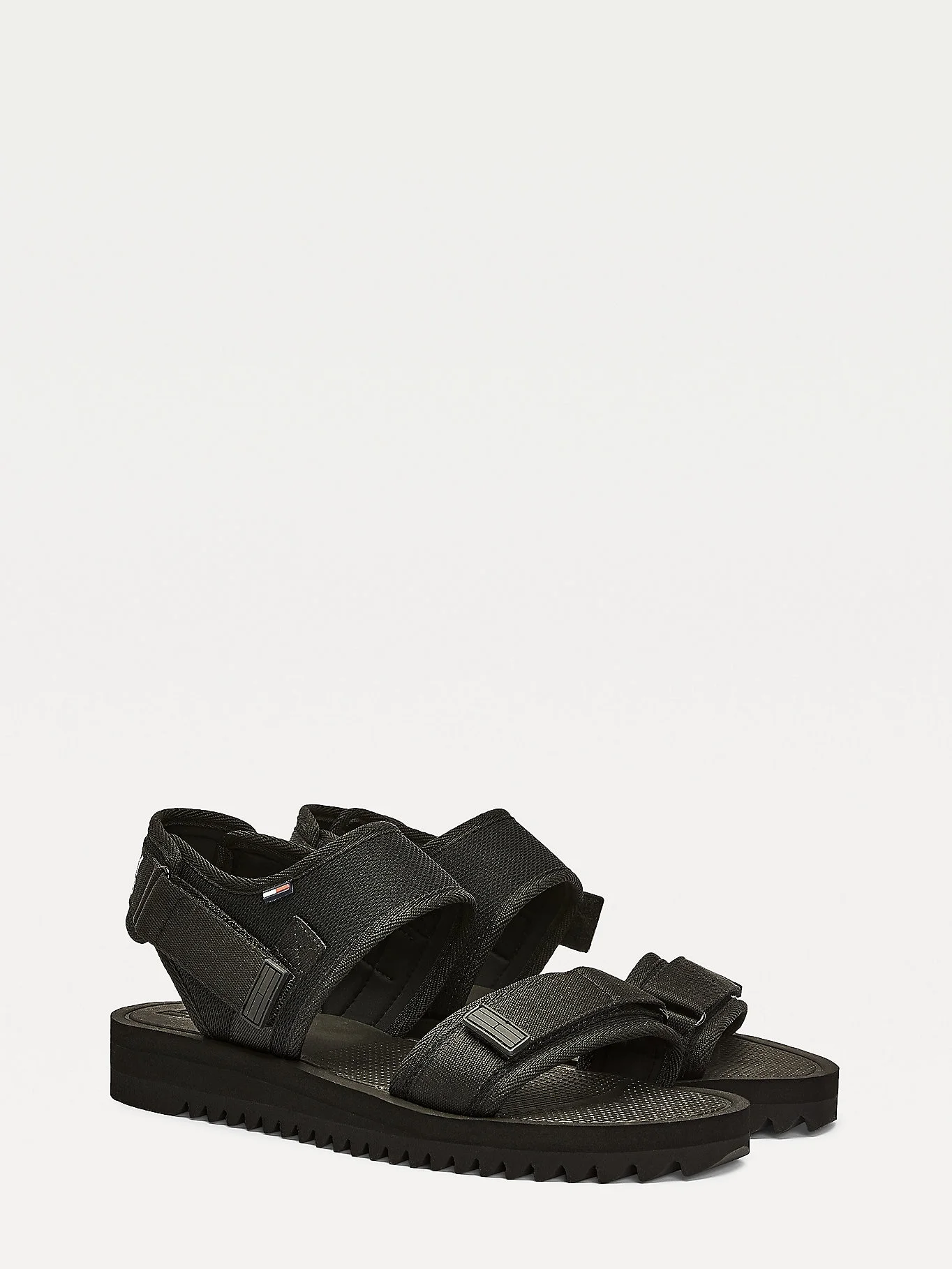 Tommy Hilfiger + Chunky Sole Hook and Loop Strap Sandals